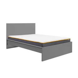 Double Bed Frame Grey Birlea Oslo 4FT6 Modern Bedstead