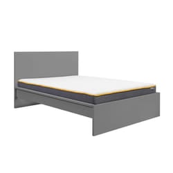 King Size Bed Frame Grey Birlea Oslo 5FT Modern Bedstead