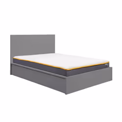 Double Ottoman Bed Grey Frame Birlea Oslo Storage 4FT6 Modern Bedstead - Additional view 6