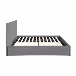 Double Ottoman Bed Grey Frame Birlea Oslo Storage 4FT6 Modern Bedstead - Additional view 8
