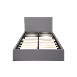 Kingsize Ottoman Bed Grey Frame Birlea Oslo Storage 5FT Modern Bedstead - Additional view 10