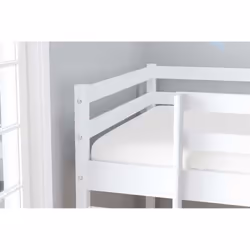 Kids Slide Bed Frame White Wood Mid Sleeper 3FT Single 90cm Birlea Frankie Pine