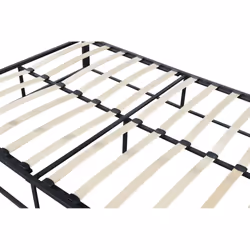 Black 4 Poster Bed Frame Metal Birlea Farringdon Canopy Bed 4FT Small Double - Additional view 4