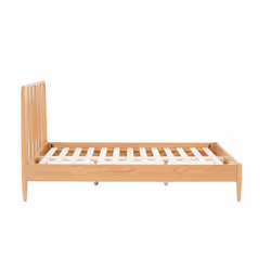 Solid Oak Double Bed Frame Birlea Jesper 135cm 4FT6 Contemporary Design - Additional view 5