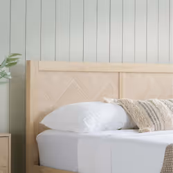 Double Ottoman Bed Frame Oak Brown Wooden Herringford 4ft 6 135cm
