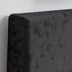 King Size Bed Frame & Mattress Black Velvet Fabric Birlea Sleepsoul Paris 5FT