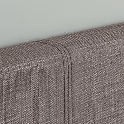 King Size Bed Frame & Mattress Grey Fabric Birlea Sleepsoul Paris 5FT