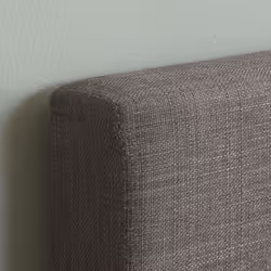 King Size Bed Frame & Mattress Grey Fabric Birlea Sleepsoul Paris 5FT - Additional view 4