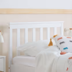 Single Bed Frame & Mattress White Wood Birlea Sleepsoul Cambridge 3FT - Additional view 2