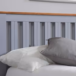 Stone Grey Wood Double Ottoman Bed and Mattress Bundle Phoenix Nebula 135cm 4ft 6