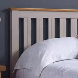 Pearl Grey Wood King Ottoman Bed and Mattress Bundle Phoenix Nebula 150cm 5ft