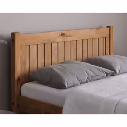 Pine Wood Small Double Bed and Mattress Bundle Rio Air Sleepsoul 120cm 4ft