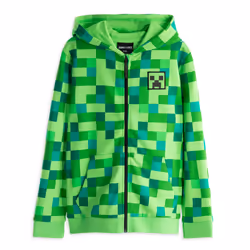 Minecraft Creeper Boy's Hoodie - 7-8 Years