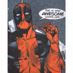 Marvel Short Sleeved T-Shirt (Mens Grey) - Medium