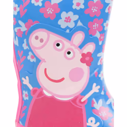 Peppa Pig Wellington Boots with Handles (Girls Blue) - 4 UK Child