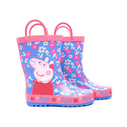Peppa Pig Wellington Boots with Handles (Girls Blue) - 5 UK Child