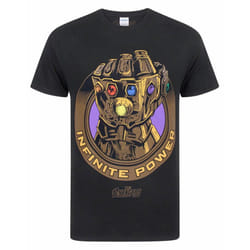 Marvel Avengers Infinity War Thanos Gauntlet Men's Adults T-Shirt Top - 3XL