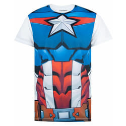 Marvel Short Sleeved T-Shirt (Mens Blue) - X-Large