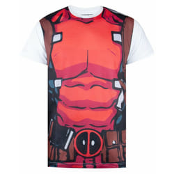 Marvel Short Sleeved T-Shirt (Mens Red) - X-Large