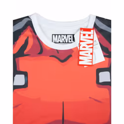 Marvel Short Sleeved T-Shirt (Mens Red) - X-Large