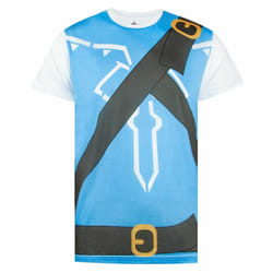 Nintendo Short Sleeved T-Shirt (Mens Blue) - Large