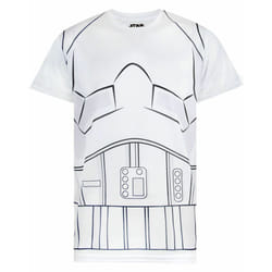 Star Wars Short Sleeved T-Shirt (Mens White)