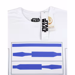 Star Wars Short Sleeved T-Shirt (Mens White) - Medium