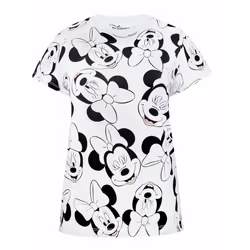 Disney Boyfriend Fit Short Sleeved T-Shirt (Womens White) - Small