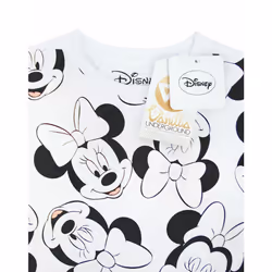 Disney Boyfriend Fit Short Sleeved T-Shirt (Womens White) - Small