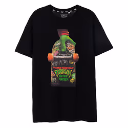 Teenage Mutant Ninja Turtles Short Sleeved T-Shirt (Mens Black) - X-Large