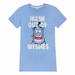 Disney Short Sleeve Nightdress (Womens Blue) - Large