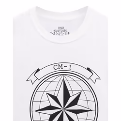 Marvel Short Sleeved T-Shirt (Womens White) - Small