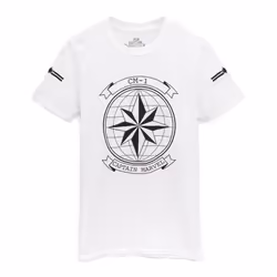 Marvel Short Sleeved T-Shirt (Womens White) - X-Large
