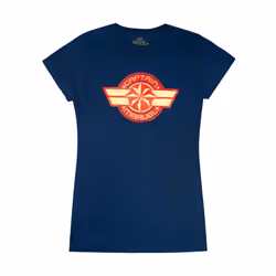 Marvel Short Sleeved T-Shirt (Womens Blue) - Large