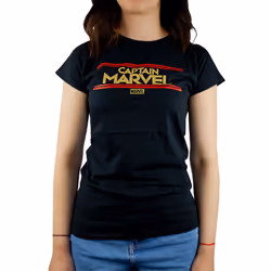 Marvel Short Sleeved T-Shirt (Womens Black) - X-Large