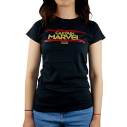 Marvel Short Sleeved T-Shirt (Womens Black) - XX-Large