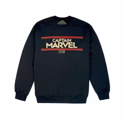 Marvel Sweatshirt (Womens Black) - X-Large