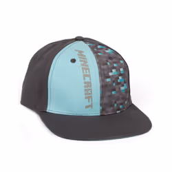 Minecraft Diamond Boys/Youth Snapback Cap - Small - Medium