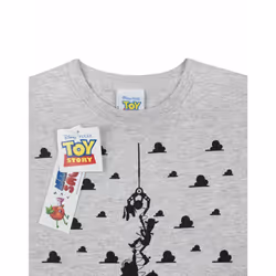 Disney Short Sleeved T-Shirt (Boys Grey) - 7-8 Years