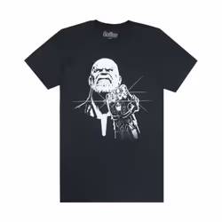 Marvel Short Sleeved T-Shirt (Mens Black) - Small