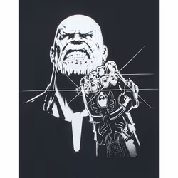 Marvel Short Sleeved T-Shirt (Mens Black) - Small