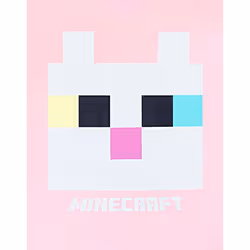 Minecraft Kitty Front Tie Girl's Pink T-Shirt - 9-10 Years