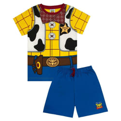 Disney Short Sleeve Short Leg Pyjama Set (Boys Blue) - 5-6 Years