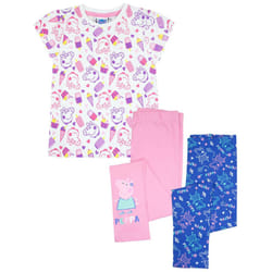 Peppa Pig Short Sleeved T-Shirt (Girls Pink)