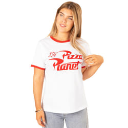 Disney Short Sleeved T-Shirt (Womens White) - Large