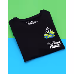 Disney Short Sleeved T-Shirt (Womens Black) - Medium