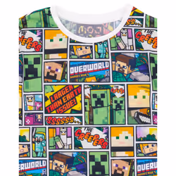 Minecraft Overworld Boy's T-shirt - 12-13 Years
