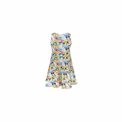Disney Sleeveless Skater Dress (Girls Yellow) - 3-4 Years