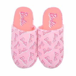 Barbie Mule Slippers (Girls Pink)