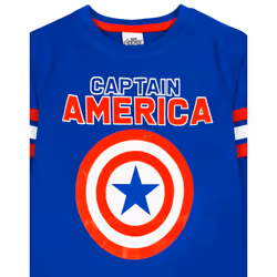 Marvel Captain America Shield Logo Boy's Pyjamas - 3-4 Years